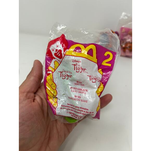 2000 McDonald's Happy Meal The Tigger Movie Eeyore, Roo & Piglet NEW - Picture 2 of 4